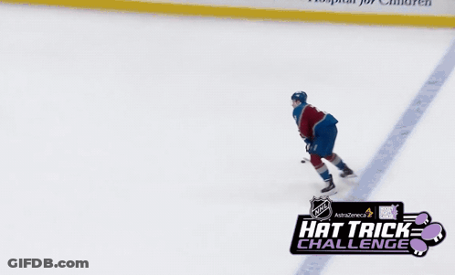 A Hockey Game With A Hat Trick Challenge Advertisement GIF