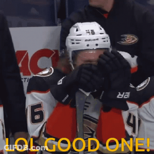 A Hockey Player Wearing A Helmet That Says Bauer GIF