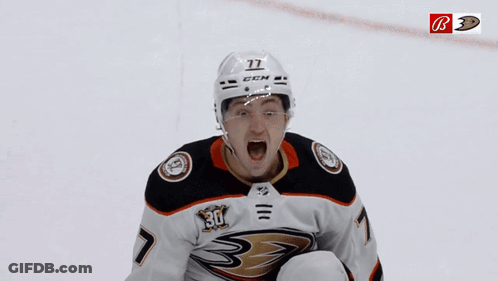 A Hockey Player Wearing A Jersey That Says 30 On It GIF