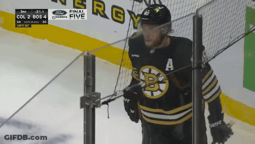 A Hockey Player Wearing A Jersey That Says A On It GIF