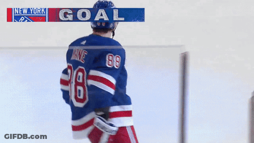 A Hockey Player Wearing A Number 88 Jersey GIF