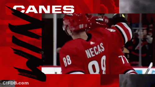 A Hockey Player With The Number 88 On His Back GIF
