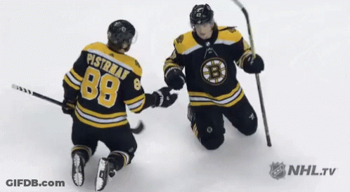 A Hockey Player With The Number 88 On Their Jersey GIF
