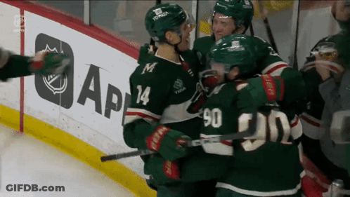 A Hockey Player With The Number 90 On Their Jersey GIF