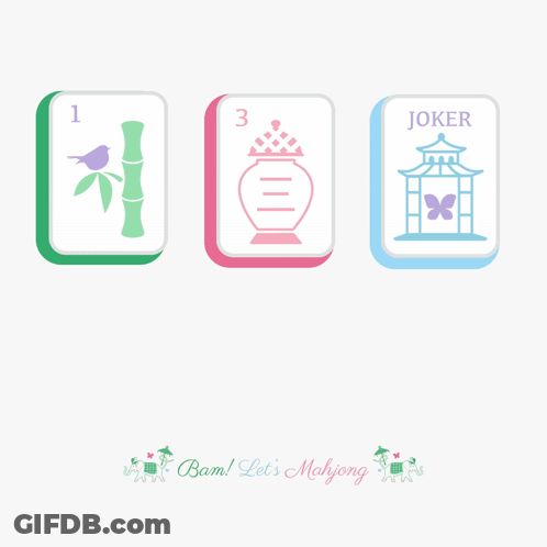 A Holiday Cheer With A Bam Let 'S Mahjong All Year GIF