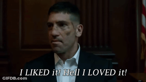 A Judge Sitting In A Courtroom With The Words I Liked It Hell I Loved It GIF