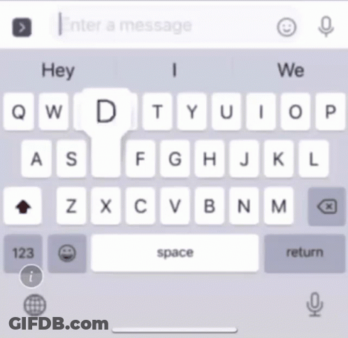 A Keyboard With The Word Ducking Written On It GIF