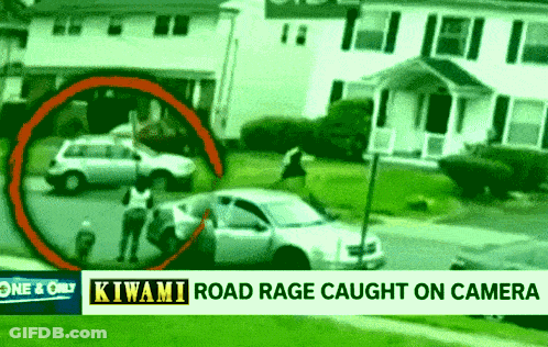 A Kiwami Road Rage Caught On Camera News Story GIF