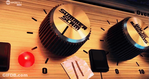 A Knob On A Device Says Summer Slam GIF