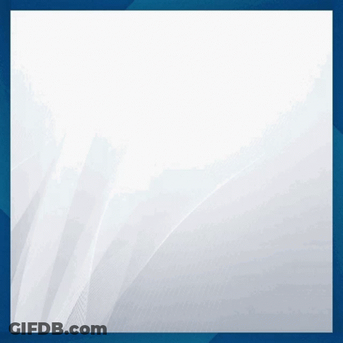 A Laptop Is Sitting On A White Surface With A Blue Border GIF
