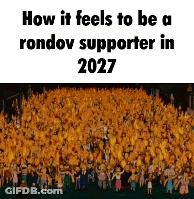 Crowd In Field With How It Feels To Be A Rondov Supporter In 2027 GIF