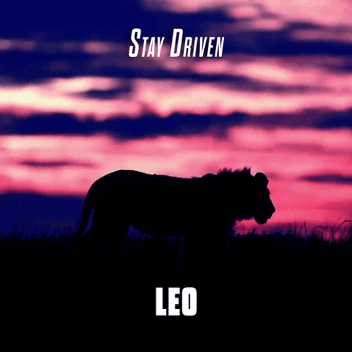 A Leo Walking On A Sunset GIF