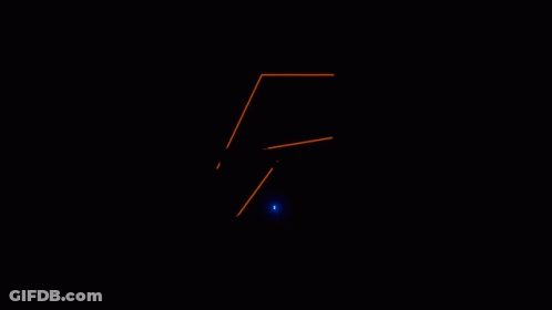 A Lightning Bolt In A Circle With The Word Thunder Above It GIF