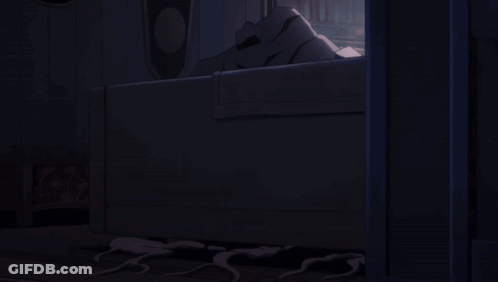 A Lightning Bolt Is Shining On A Dark Background GIF
