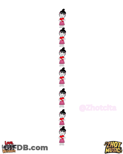 A Line Of Cartoon Characters With The Words Listen To " Pumpkin - Zhot " On The Bottom GIF