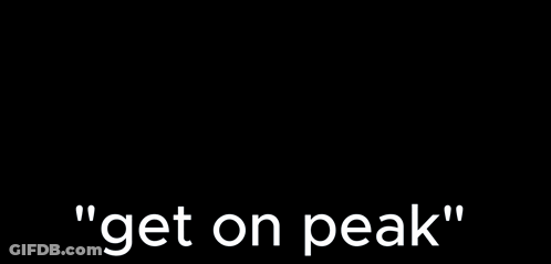 A Lion And A Chimpanzee Are Looking At Each Other With The Words " Get On Peak " Below Them GIF