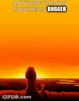 Lion King Poster Anything The Sun Touches Is Bugged GIF