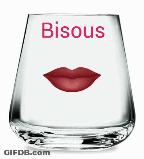 A+ Lip On A Glass GIF