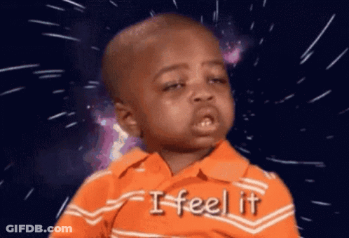 A Little Boy In An Orange Shirt Is Crying And Says I Feel It . GIF