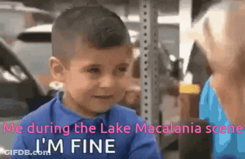 A Little Boy Says I 'M Fine While Looking At Another Person GIF