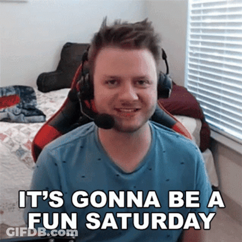 A Little Fun Working Saturday GIF
