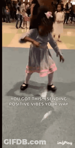 Girl Dancing In Studio GIF