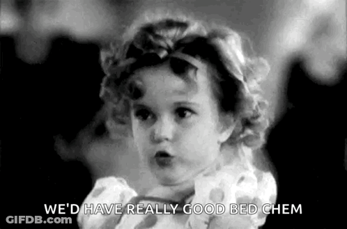 A Little Girl In A Polka Dot Dress Is Talking In A Black And White Photo . GIF