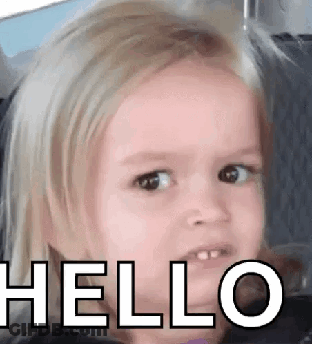 A Little Girl Is Making A Funny Face While Sitting In A Car Seat . GIF