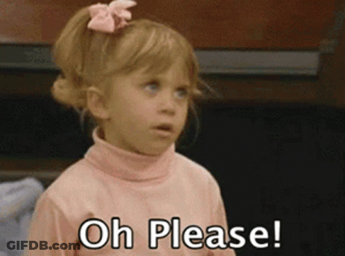 A Little Girl Is Wearing A Pink Turtleneck Sweater And A Pink Bow On Her Hair . GIF
