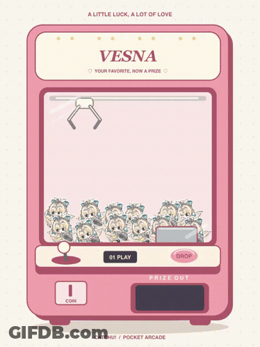 A Little Luck A Lot Of Love Vesna Prize Catch Pocket Arcade GIF