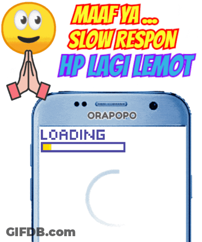 A Loading Bar Is Displayed On A Phone Screen GIF