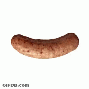 A Loaf Of Bread With The Words That 'S A Banger On It GIF
