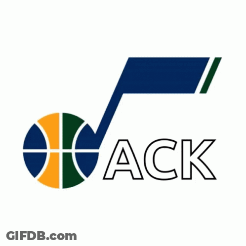 A Logo For A Basketball Team Called The Ack GIF