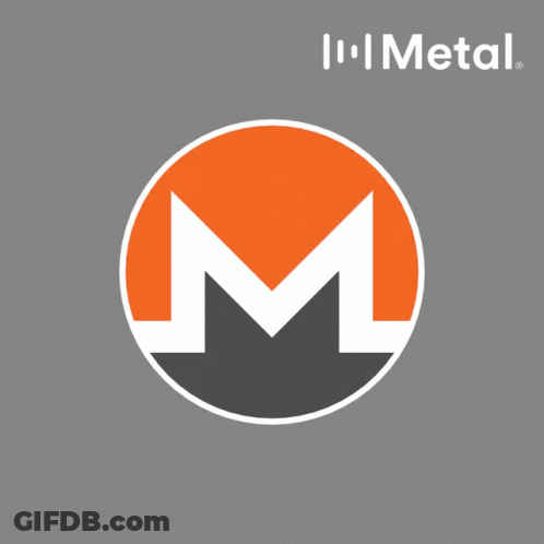 A Logo For A Company Called Metal With A Letter M GIF