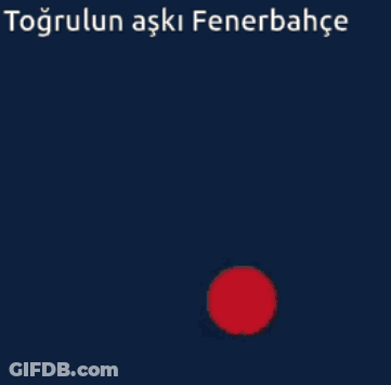 A Logo For Fenerbahce Spor Kulübu 1907 On A Blue Background GIF