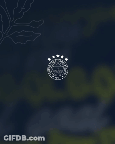 A Logo For Fenerbahce Spor Kulübu With The Year 1907 GIF