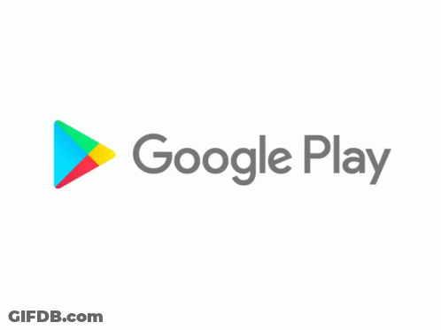A Logo For Google Play Newsstand With A Purple Icon GIF