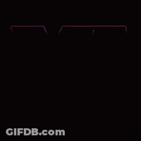A Logo For Grand Theft Auto Vi Is Displayed On A Black Background . GIF