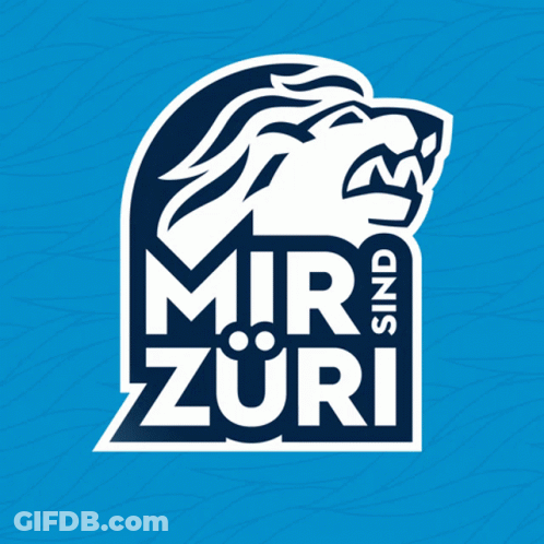A Logo For Mir Zuri With A Lion On It GIF