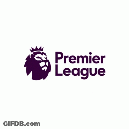 A Logo For The Barclays Premier League With A Lion And A Soccer Ball GIF