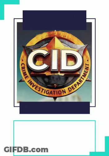 A Logo For The Crime Investigation Department Is Shown GIF