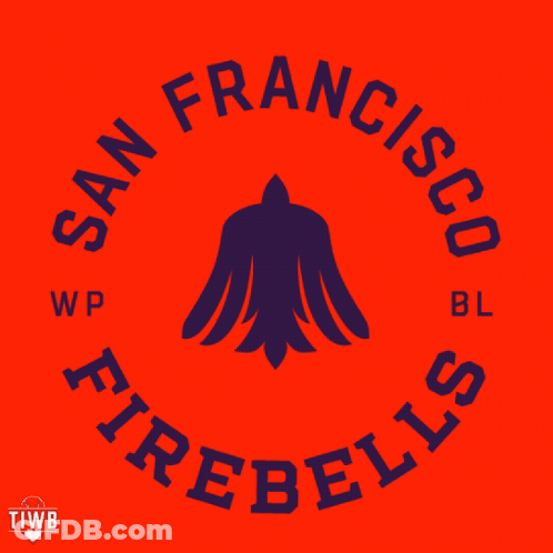 A Logo For The Firebells Of San Francisco Is Shown GIF