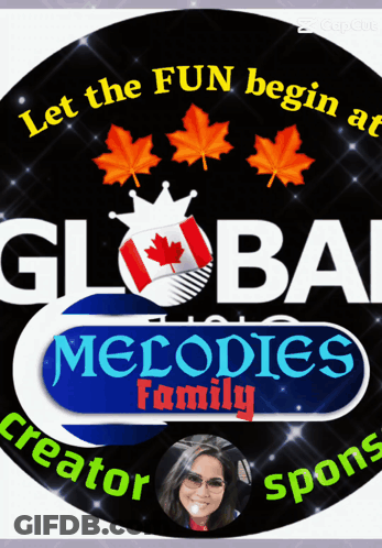 A Logo For The Global Melodies Family Creator Sponsors GIF
