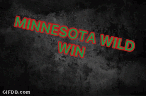 A Logo For The Minnesota Wild Hockey Team GIF