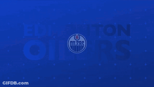 A Logo For The Oilers Is Surrounded By The Word Goal GIF