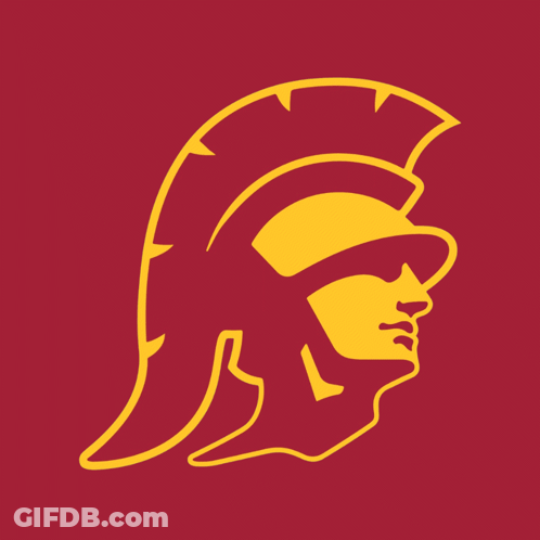 A Logo For The Uc San Diego Trojans GIF