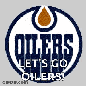 A Logo That Says Oilers Let 'S Go Oilers On It GIF