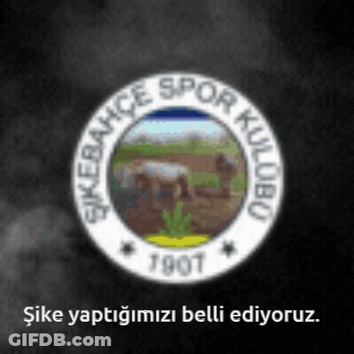 A Logo That Says ' Sikebahce Spor Kulübü ' On It GIF