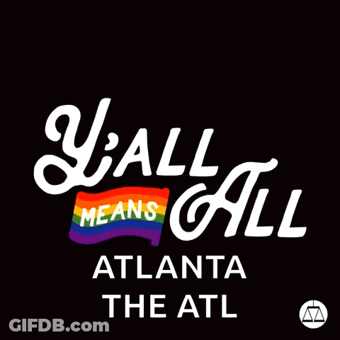 A Logo That Says Y All Means All Atlanta The Atl GIF