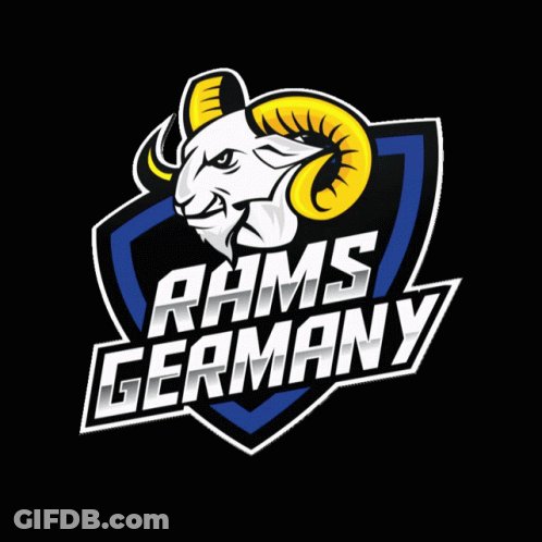 A Logo With A Ram 'S Head And The Words 2Mha Xmama3d GIF